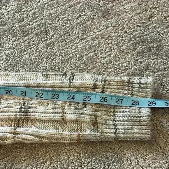 NWT Sanctuary Cozy Mornings Turtleneck Sweater,Neutrals,Gray,Textured,Relaxed XL - Picture 12 of 16